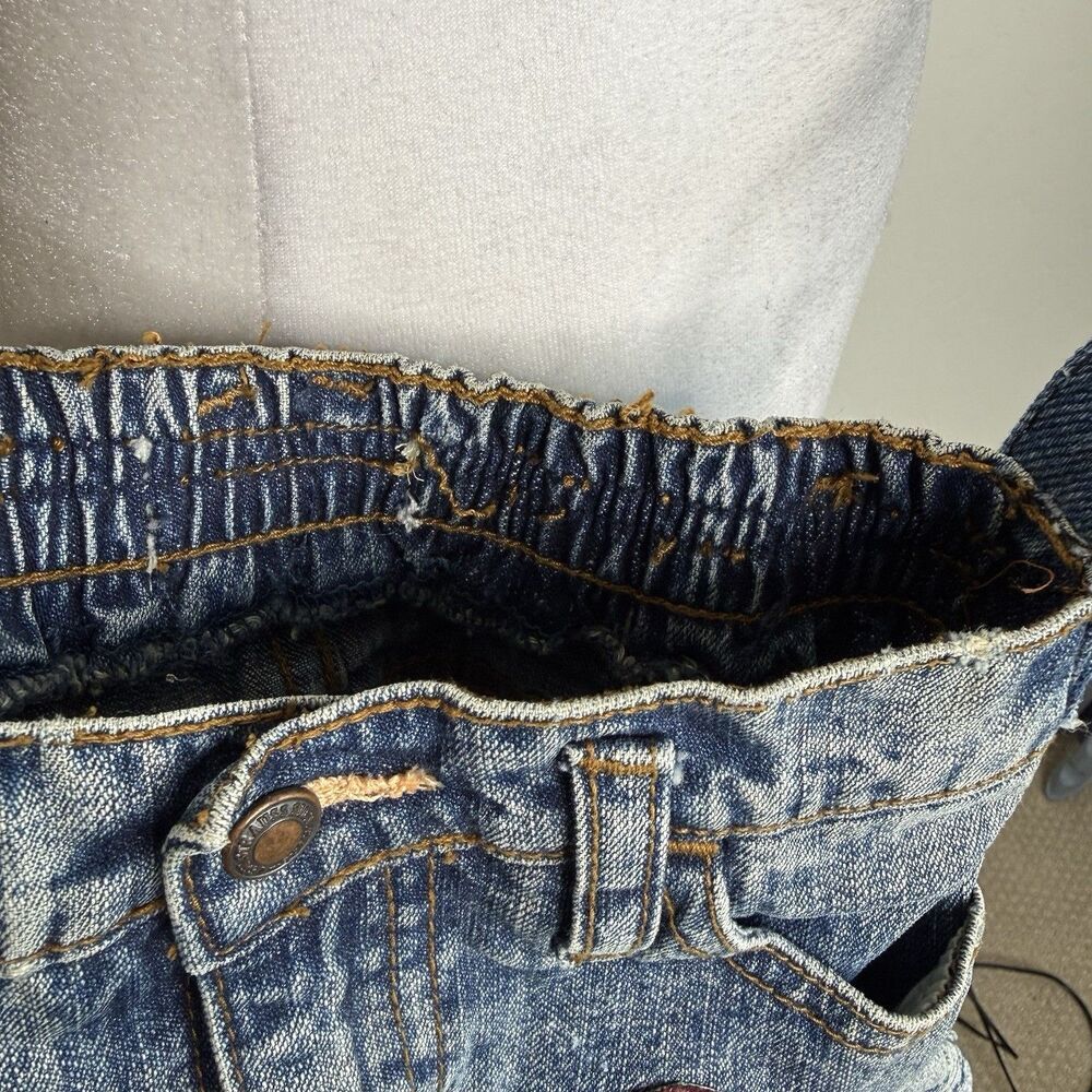 Handmade Levi’s Denim Jean Upcylced Unlined Crossbody Bag Patchwork Y2K 90’s Art - Picture 6 of 16